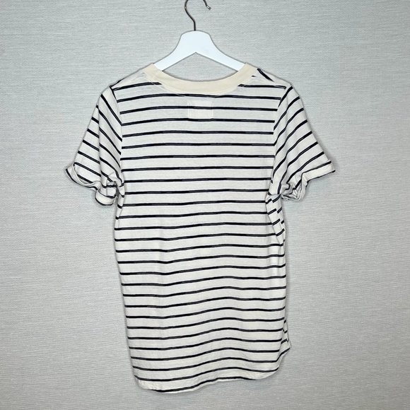 Anthropologie Sol Angeles La Vie en Rosé  Striped T-Shirt - S - Picture 4 of 6
